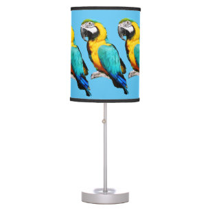 THE MAGNIFICENT PARROT lampshade Table Lamp