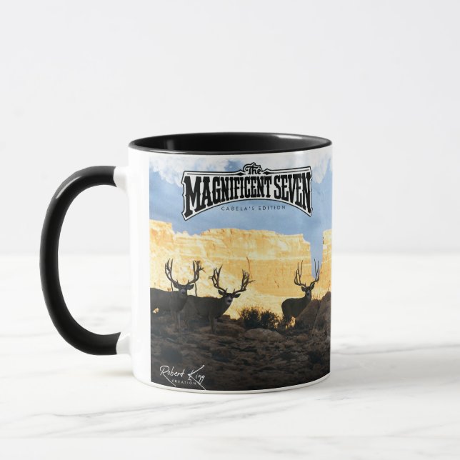 The Magnificent Seven Mule Deer Mug (Left)