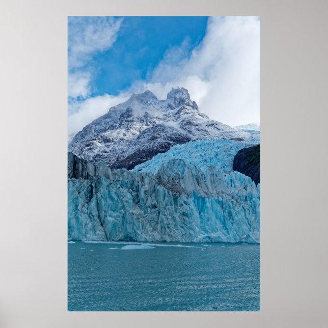 The  magnificent Spegazzini Glacier in Patagonia Poster (Front)