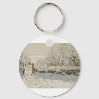 The Magpie (1869) Keychain