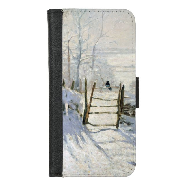 The Magpie, Monet iPhone Wallet Case (Front)