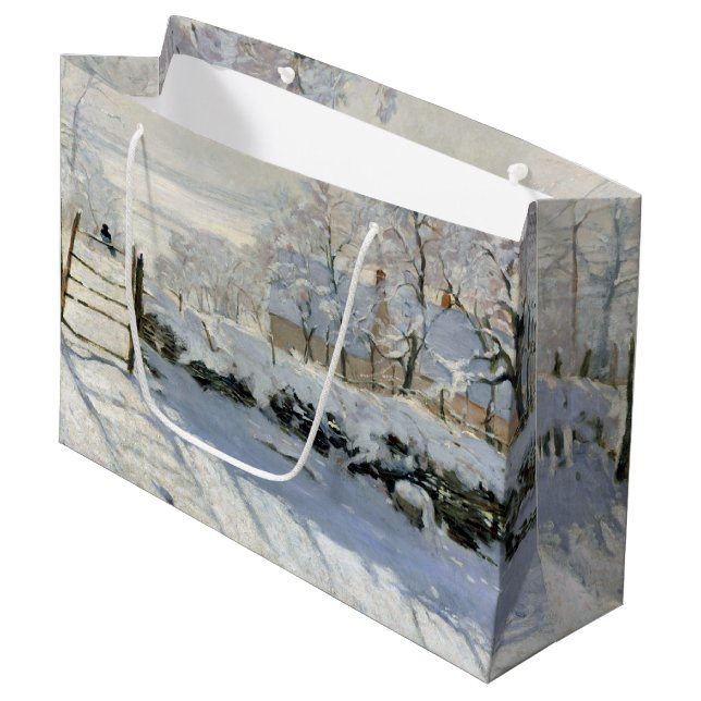 The Magpie, Monet Large Gift Bag (Front Angled)