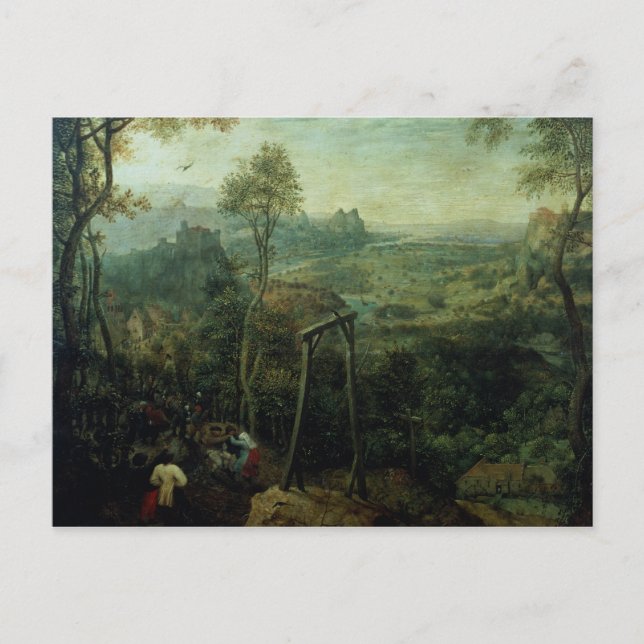 The Magpie on the Gallows, 1568 Postcard (Front)