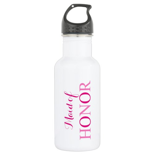 The Maid of Honor Stainless Steel Water Bottle