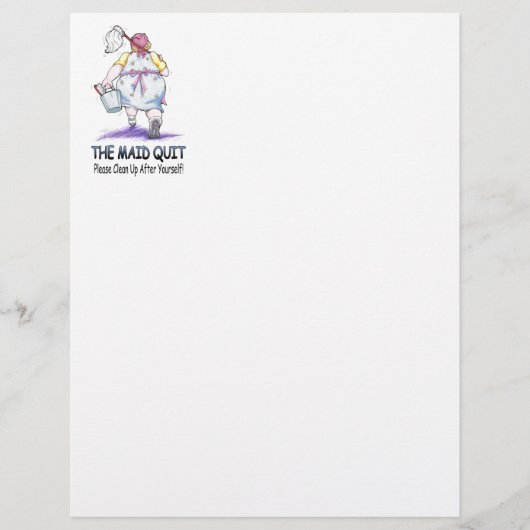 The Maid Quit (Front)