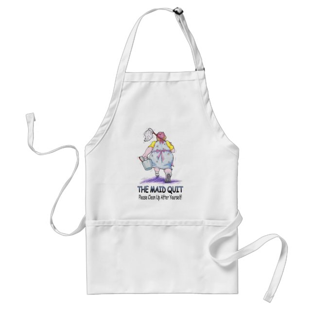The Maid Quit Adult Apron (Front)