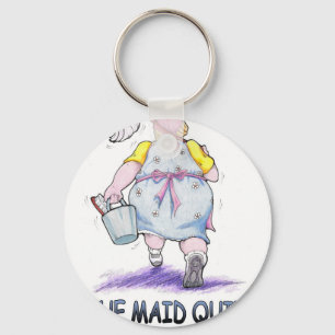 The Maid Quit Keychain