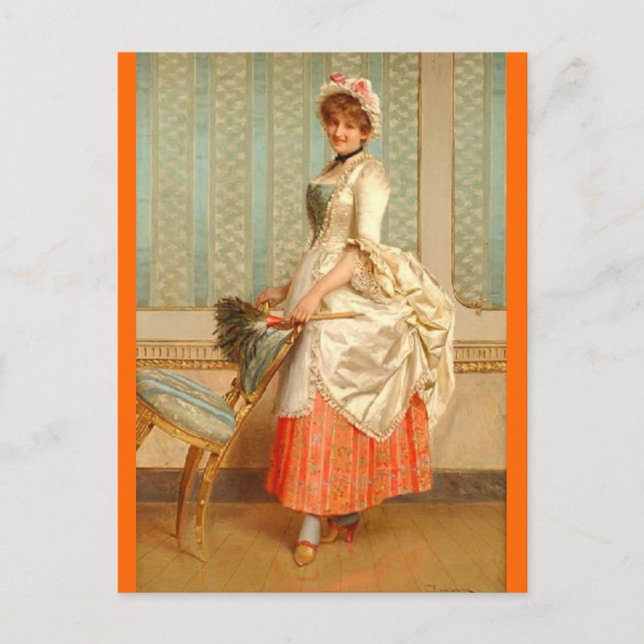 The Maid - Soulacroix Postcard (Front)