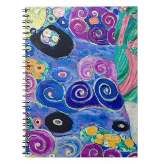 The Maiden by Gustav Klimt Notebook