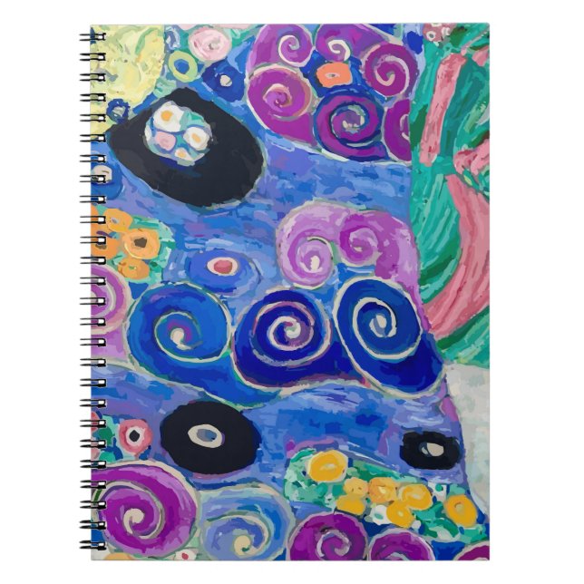 The Maiden by Gustav Klimt Notebook (Front)