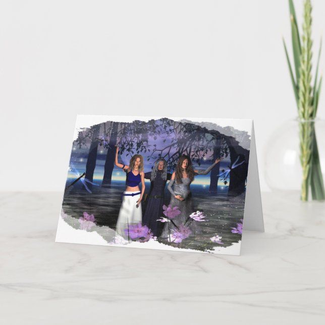 The Maiden, Mother and Crone Card (Front)