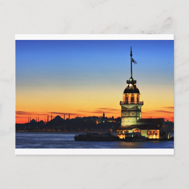 The Maiden's Tower-Kiz Kulesi Postcard (Front)