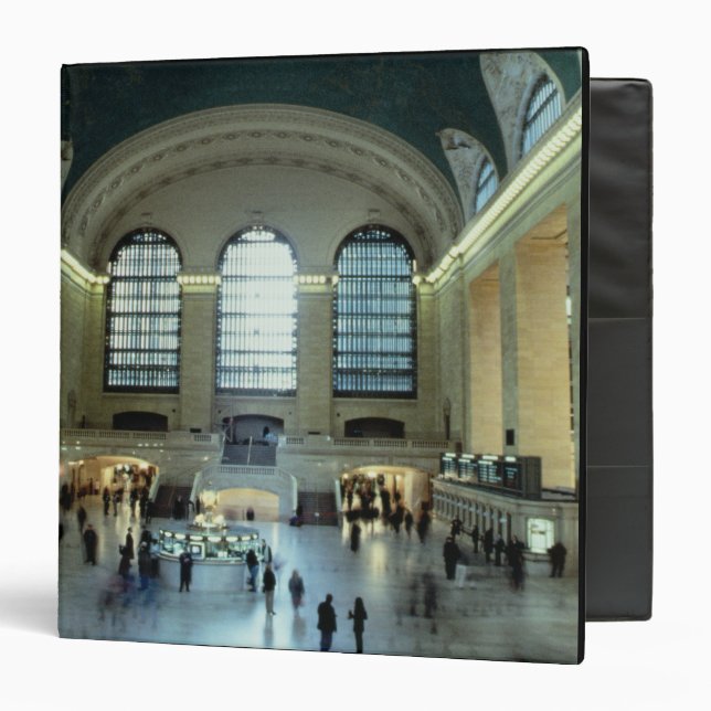 The Main Concourse (photo) 3 Ring Binder (Front/Inside)