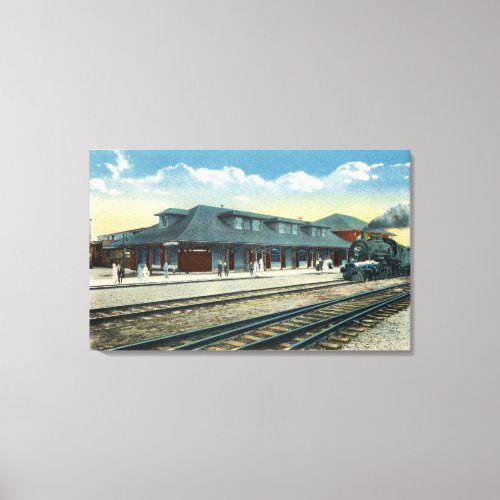 The Maine Central Railroad Station Canvas Print