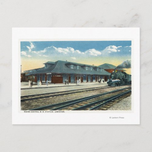 The Maine Central Railroad Station Postcard