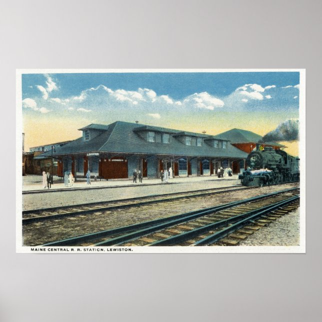 The Maine Central Railroad Station Poster (Front)