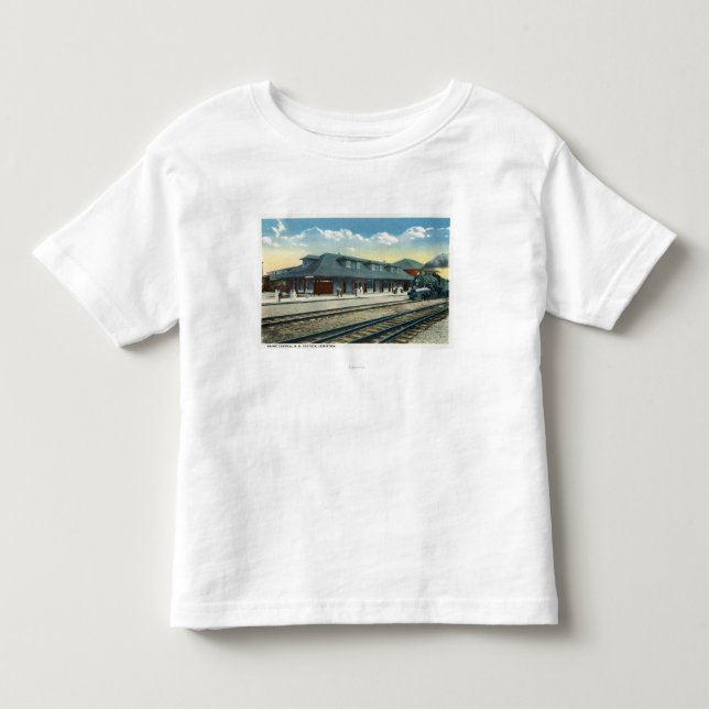 The Maine Central Railroad Station Toddler T-shirt (Front)