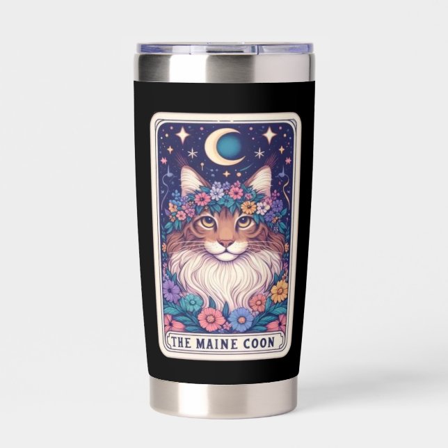 The Maine Coon Cat  Insulated Tumbler (Front)