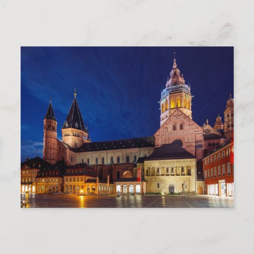 The Mainz Cathedral in Rhineland Palatinate Postcard