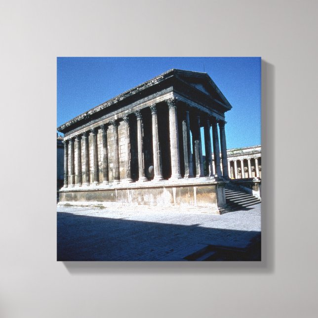 The Maison Carree Canvas Print (Front)
