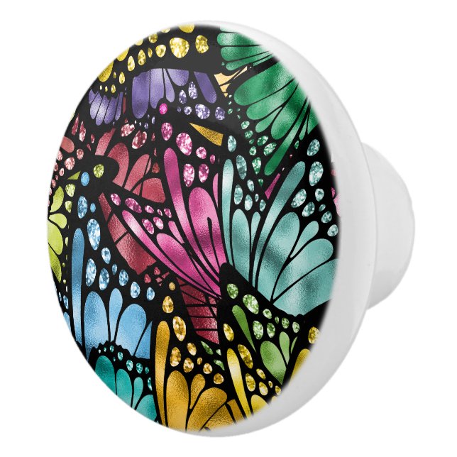 The Majestic Butterfly Ceramic Knob (Right)