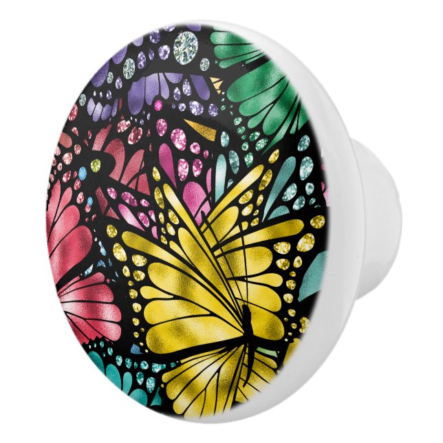 The Majestic Butterfly Ceramic Knob (Right)