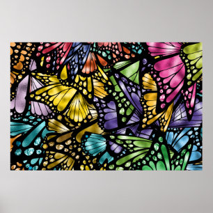 The Majestic Butterfly Poster