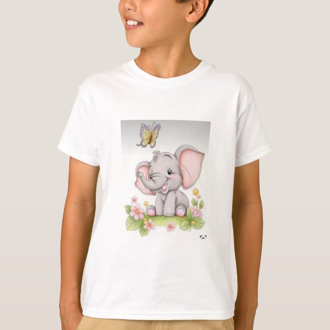 The Majestic Elephant: Symbol of Strength and Wisd T-Shirt (Front)