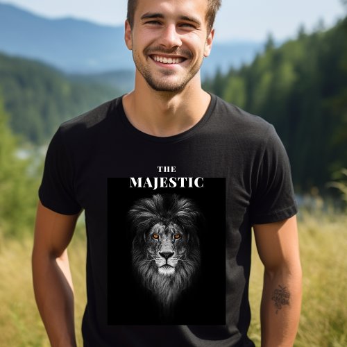 The Majestic Lion Head T_Shirt