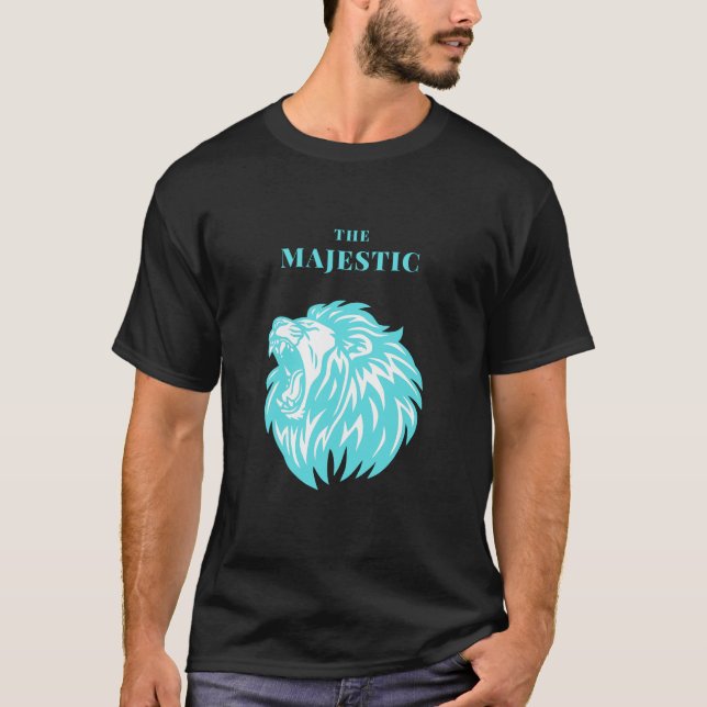 The majestic lion t-shirt (Front)