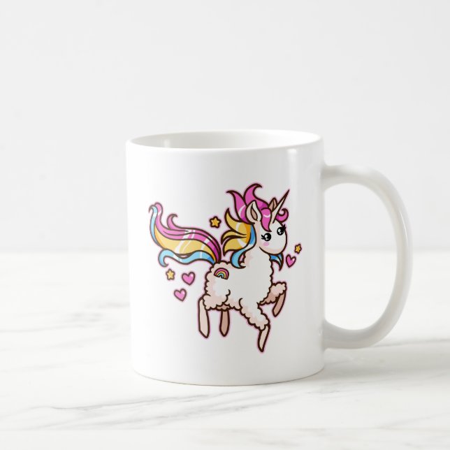 The Majestic Llamacorn Coffee Mug (Right)
