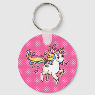 The Majestic Llamacorn Keychain