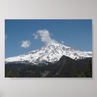 THE MAJESTIC MT. RAINIER POSTER