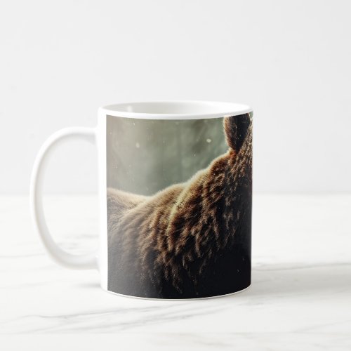 The Majestic Power of a Bears Paw Coffee Mug