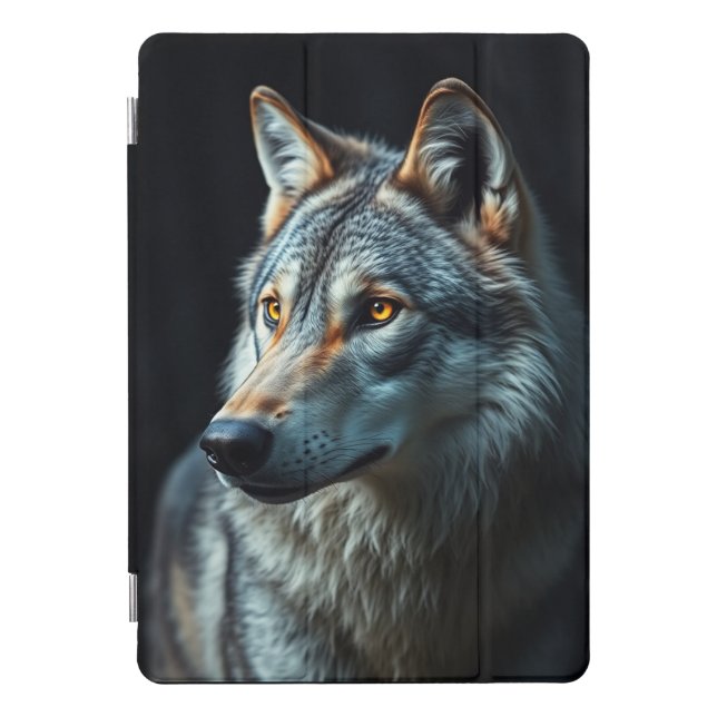 "The Majesty of the Wild: The Alpha in the Forest" iPad Pro Cover (Front)