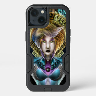 The Majesty Of Trilia Fractal Fantasy Portrait iPhone 13 Case