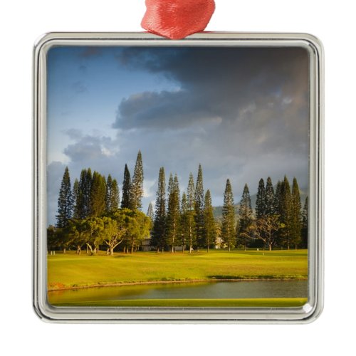 The Makai golf course in Princeville Metal Ornament