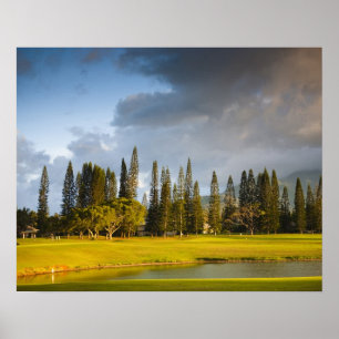 The Makai golf course in Princeville Poster