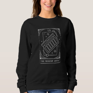 The Makeup Artist  Tarot Card Vintage Witch Gothic Sweatshirt