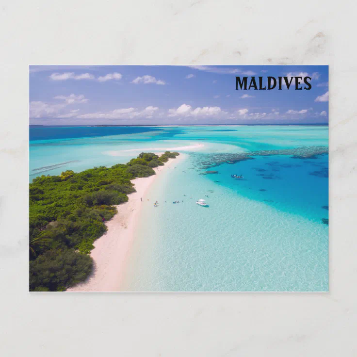 The Maldives Post Card Zazzle