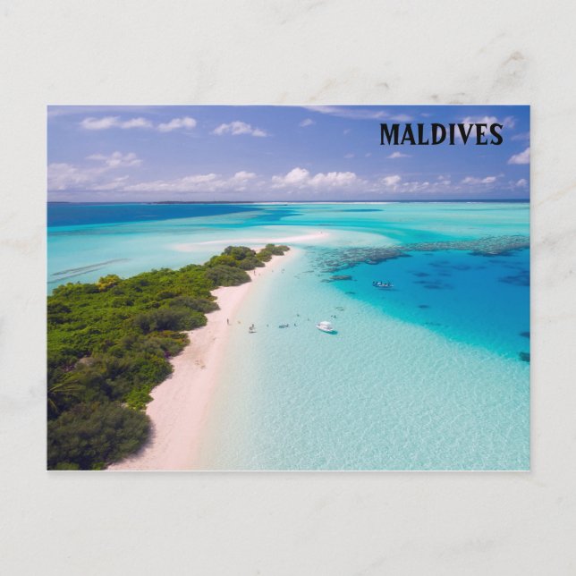 The Maldives Post Card (Front)