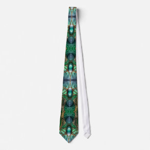 The Malkin Jewel Fractal Tie