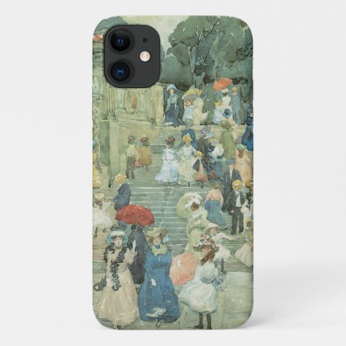The Mall Central Park by Maurice Prendergast iPhone 11 Case