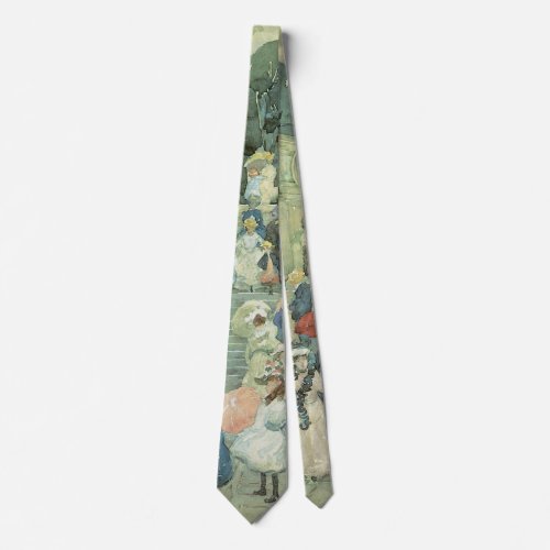 The Mall Central Park by Maurice Prendergast Tie