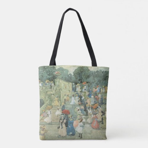 The Mall Central Park by Maurice Prendergast Tote Bag