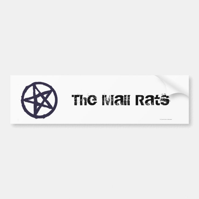 The Mall Rats Tribe Symbol Bumper Sticker (Front)