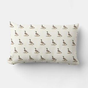 The Mallard or Wild Duck (Anas platyrhynchos) Lumbar Pillow