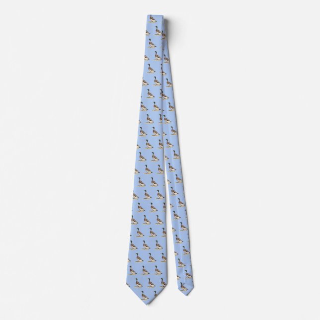 The Mallard or Wild Duck (Anas platyrhynchos) Neck Tie (Front)