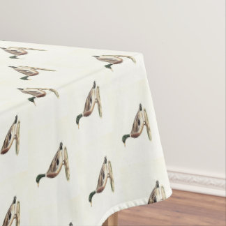 The Mallard or Wild Duck (Anas platyrhynchos) Tablecloth