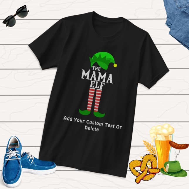 The Mama ELF Christmas Family Matching Elf T-Shirt (Creator Uploaded)